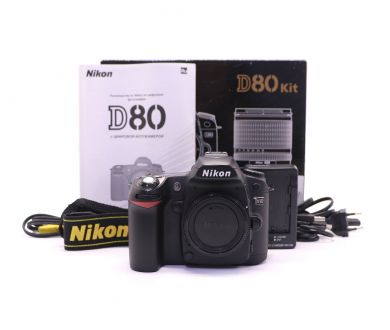 Nikon D80 body в упаковке (пробег 17335 кадров)