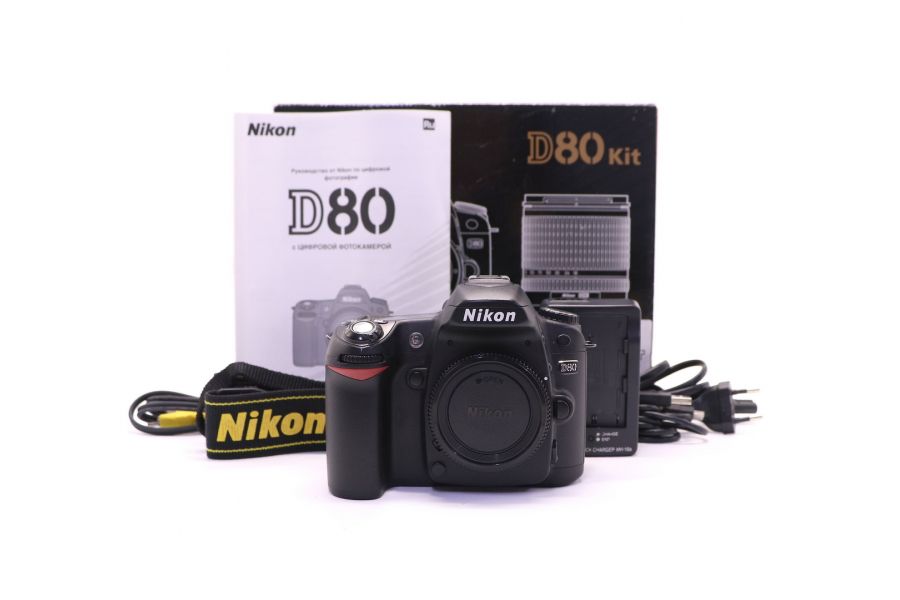 Nikon D80 body в упаковке (пробег 17335 кадров)