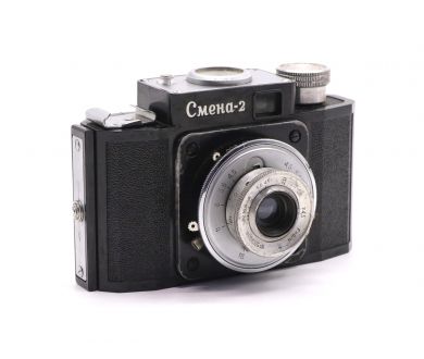 Смена 2 советский малоформатный фотоаппарат
