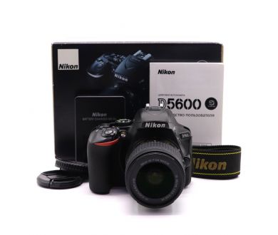 Nikon D5600 kit в упаковке (пробег 16655 кадров)