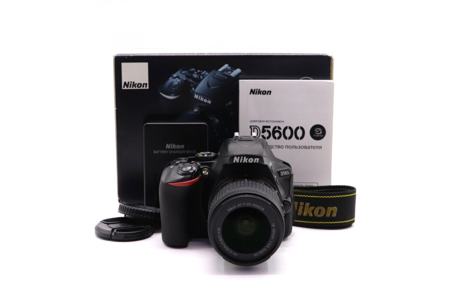 Nikon D5600 kit в упаковке (пробег 16655 кадров)