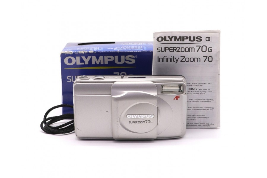 Плёночная камера Olympus Superzoom 70G в упаковке
