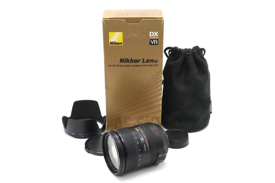 Nikon 18-200mm f/3,5-5,6G ED AF-S VR DX Nikkor в упаковке