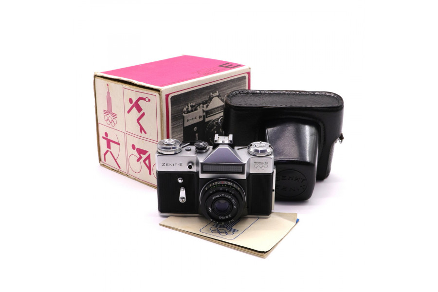 Зенит Е + Индустар 50-2 kit Москва 80 в упаковке