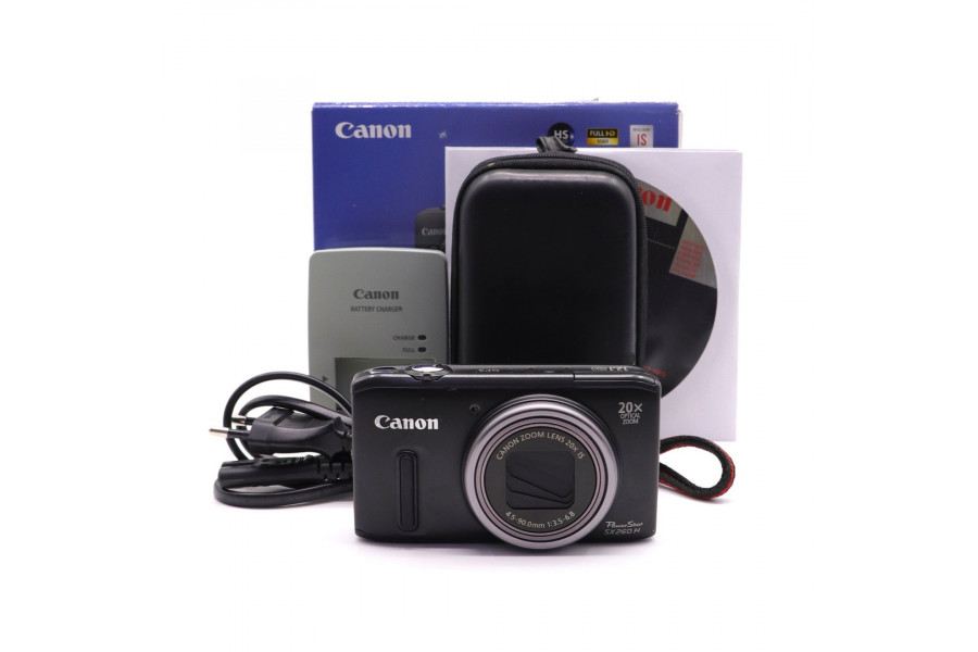 Камера Canon PowerShot SX260 HS в упаковке