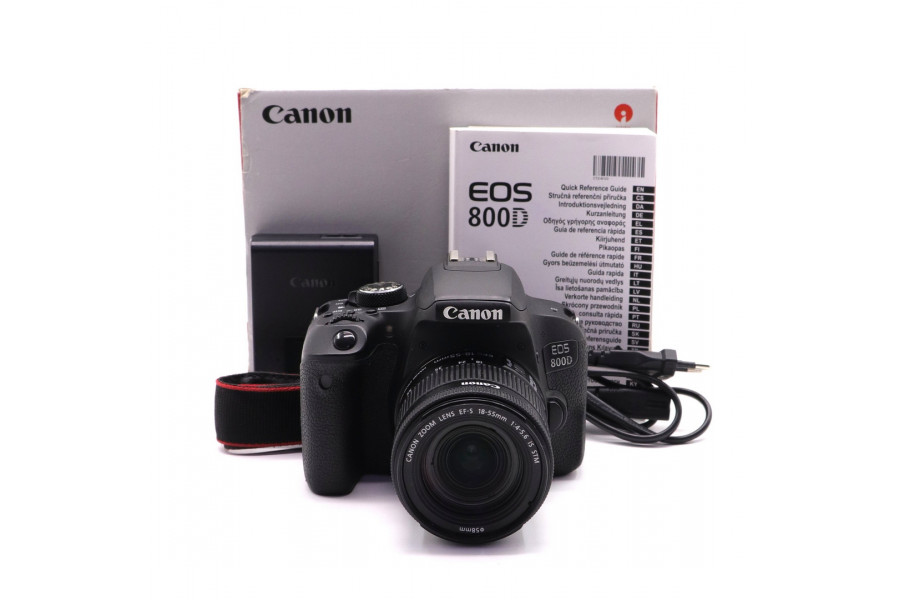 Камера Canon EOS 800D kit в упаковке (пробег 43895 кадров)