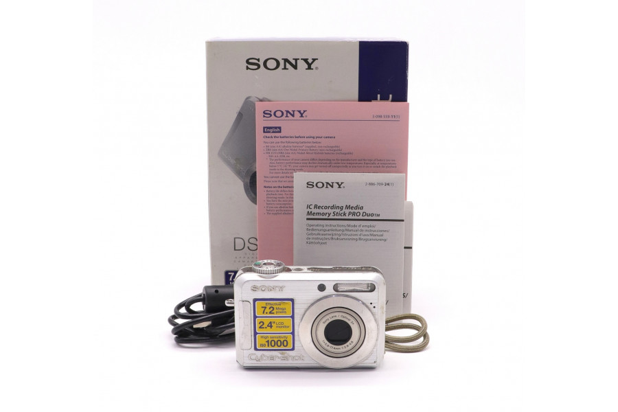 Фотоаппарат Sony Cyber-shot DSC-S700 в упаковке