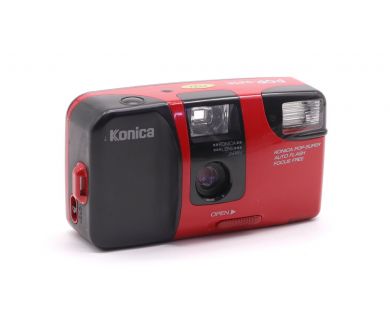 Аналоговый фотоаппарат Konica POP-Super красный