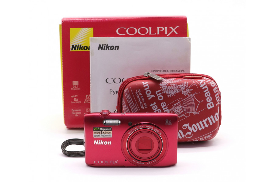 Цифровая камера Nikon Coolpix S3600 в упаковке
