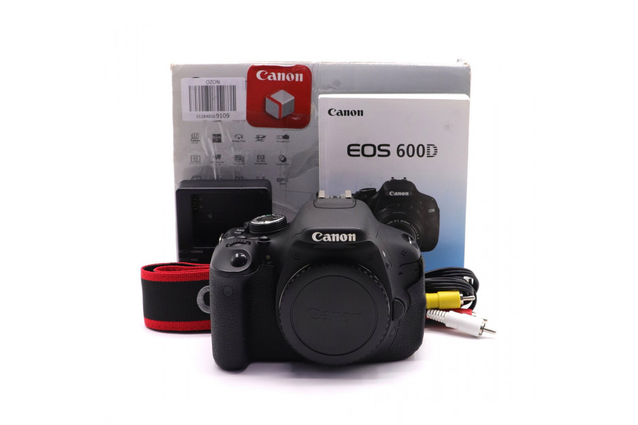 Canon EOS 600D body в упаковке (пробег 100595 кадров)