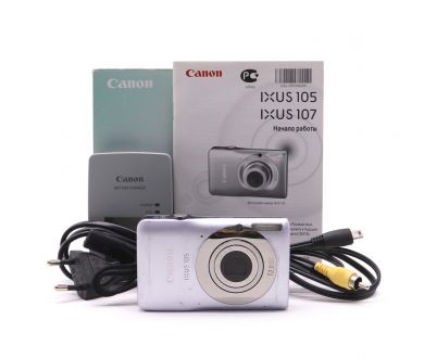 Компактный фотоаппарат Canon IXUS 105 в упаковке