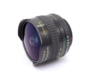 Объектив Зенитар-М / Zenitar-M MC 2.8/16 Fish-eye (КМЗ)