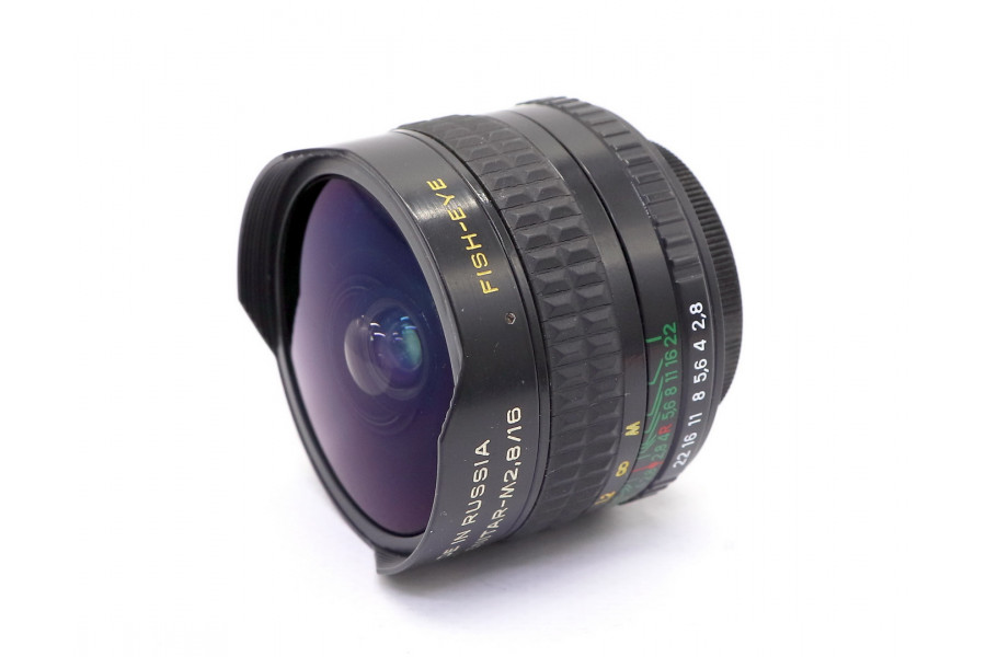 Объектив Зенитар-М / Zenitar-M MC 2.8/16 Fish-eye (КМЗ)
