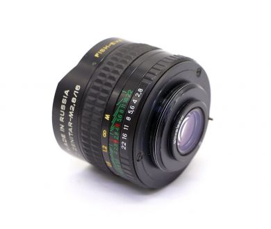 Объектив Зенитар-М / Zenitar-M MC 2.8/16 Fish-eye (КМЗ)