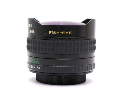 Объектив Зенитар-М / Zenitar-M MC 2.8/16 Fish-eye (КМЗ)