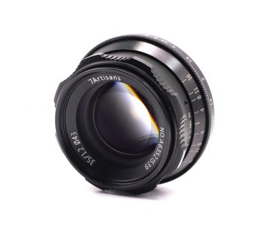 Объектив 7Artisans 35mm f/1.2 for Micro 4/3 black