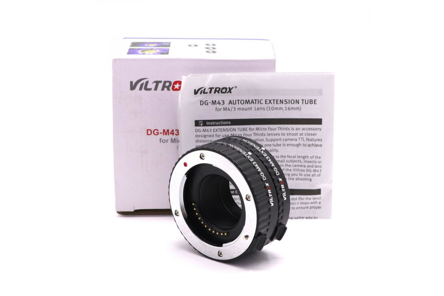 Макрокольца Viltrox DG-M43 для Micro 4/3 в упаковке