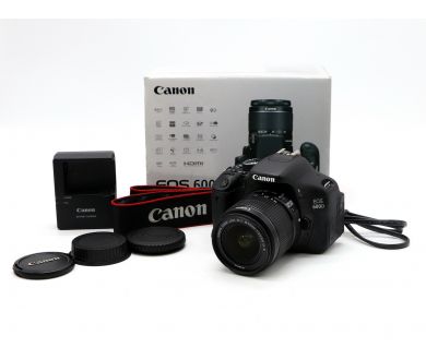 Камера Canon EOS 600D kit в упаковке (пробег 21450 кадров)