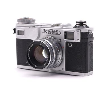 Фотокамера Киев 4АМ + Юпитер-8М (Арсенал, 1980 г.)