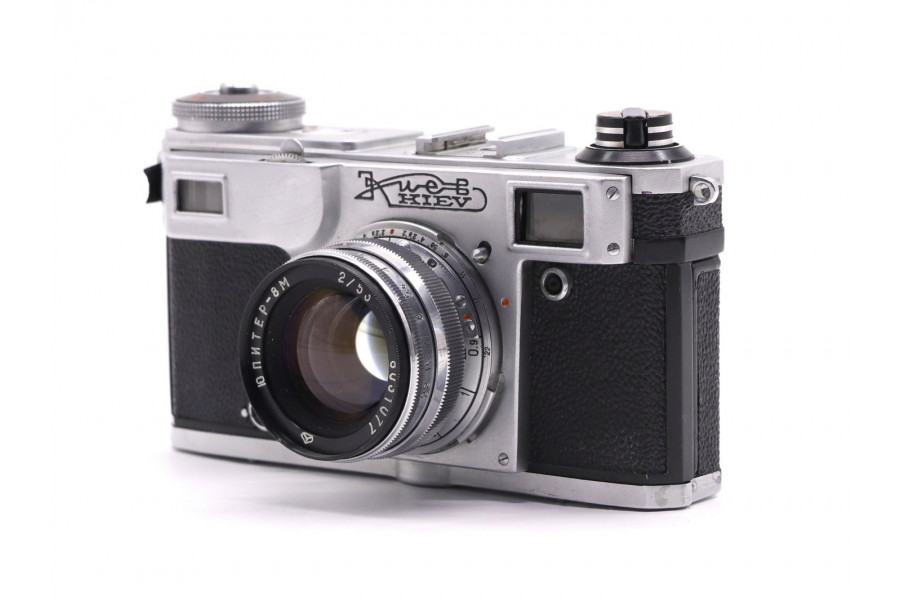Фотокамера Киев 4АМ + Юпитер-8М (Арсенал, 1980 г.)