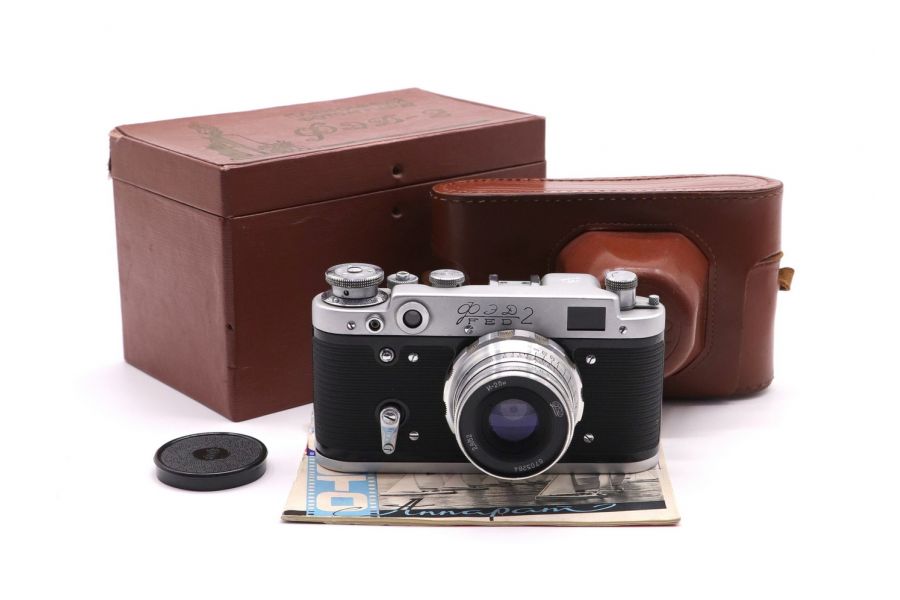 Плёночный фотоаппарат Фэд 2 + Индустар-26м в упаковке