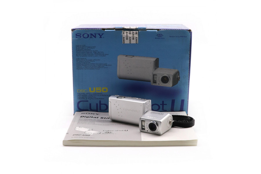 Ультракомпактная камера Sony Cyber-shot DSC-U50 в упаковке