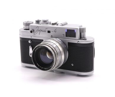 Советский фотоаппарат Зоркий-4 + объектив Юпитер-8