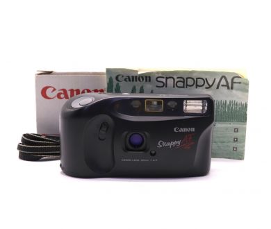 Плёночный фотоаппарат Canon Snappy AF в упаковке