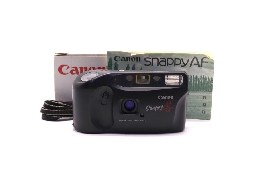 Плёночный фотоаппарат Canon Snappy AF в упаковке
