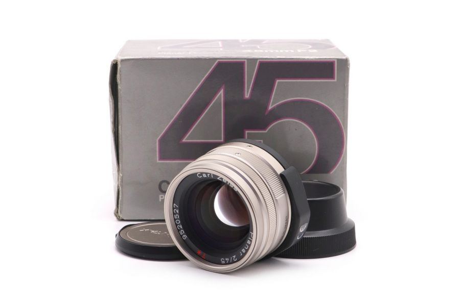Объектив Carl Zeiss Planar 2/45 T* для Contax G в упаковке