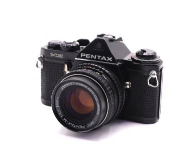 Камера Pentax ME + объектив SMC Pentax-M 50mm f/1.7 черный