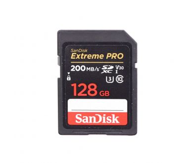 Карта памяти - SD SanDisk Extreme Pro 128GB 200MB/s