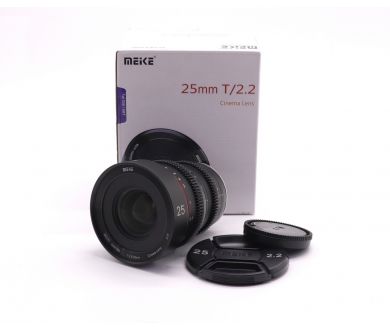 Meike 25mm T2.2 Cinema Lens X-mount в упаковке