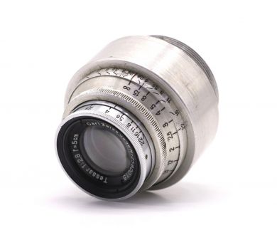 Объектив Tessar 2.8/50 Carl Zeiss Jena silver М39