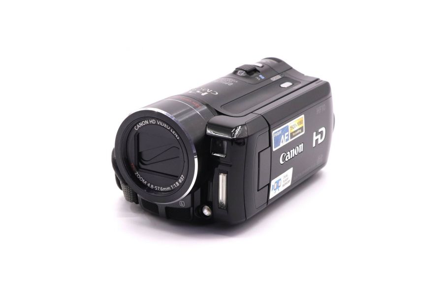 Компактная черная Full HD видеокамера Canon HF10