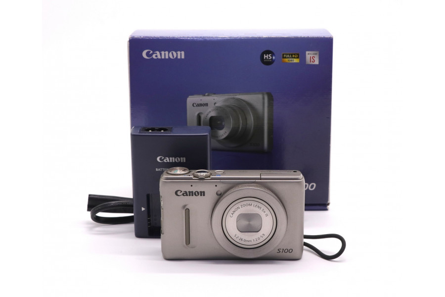 Цифровая камера Canon PowerShot S100 в упаковке