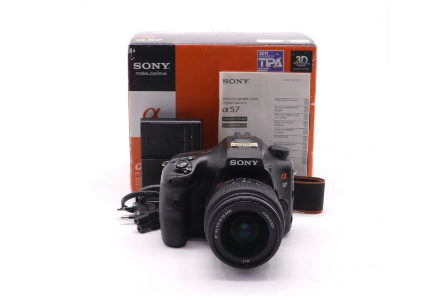 Sony A57 kit в упаковке (пробег 31370 кадров)