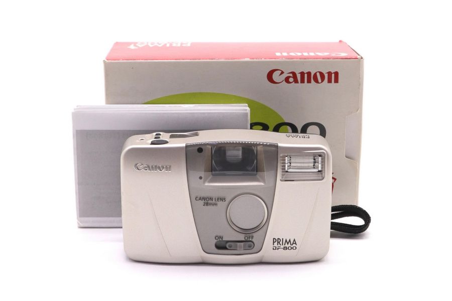 Винтажная фотокамера Canon Prima BF-800 в упаковке