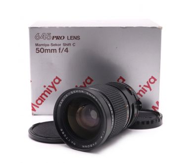 Объектив Mamiya Sekor Shift C 50mm f/4 в упаковке
