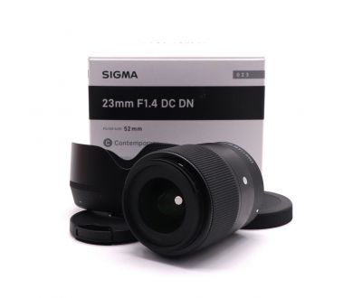 Sigma 23mm f/1.4 DC DN Contemporary Sony E в упаковке