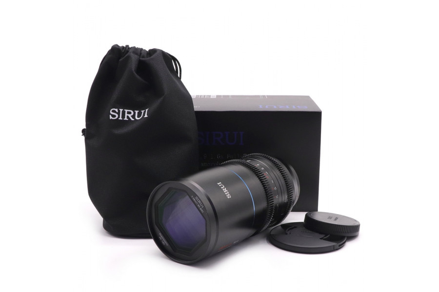 Sirui Venus 150mm T2.9 1.6X Full-Frame Anamorphic for Canon RF в упаковке