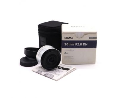 Sigma AF 30mm f/2.8 DN Art Micro 4/3 grey в упаковке