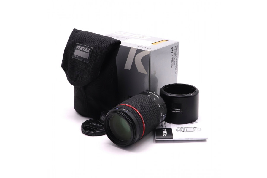 Pentax-DA HD 55-300mm f/4-5.8 ED WR в упаковке