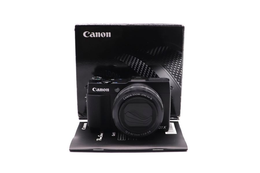 Камера Canon PowerShot G1 X Mark II в упаковке
