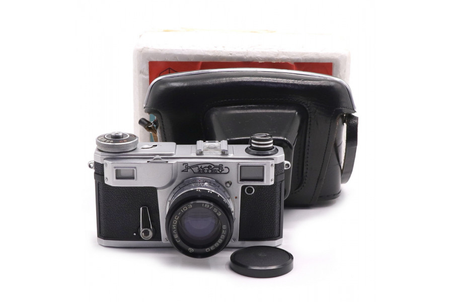 Камера Киев 4АМ + Гелиос-103 f/1.8 53mm в упаковке