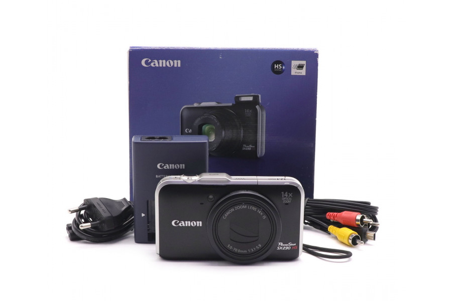 Фотокамера Canon PowerShot SX230 HS в упаковке