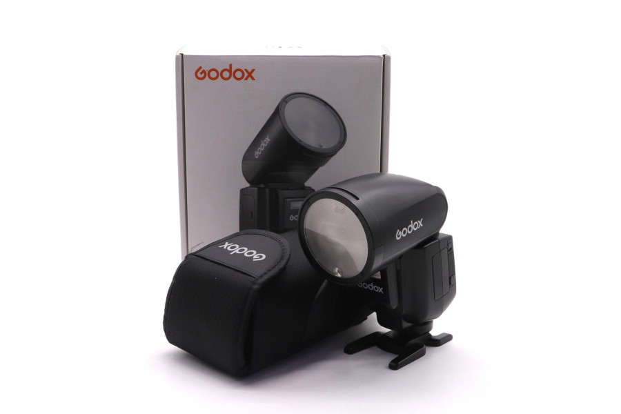 Фотовспышка накамерная Godox V1Pro S в упаковке