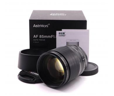 Объектив AstrHori 85mm f/1.8 Nikon Z в упаковке