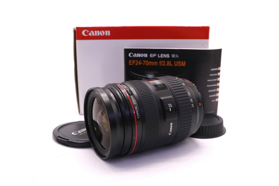 Объектив Canon EF 24-70mm f/2.8 L USM в упаковке неисправный