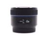Светосильный объектив Samsung 45mm f/1.8 в упаковке